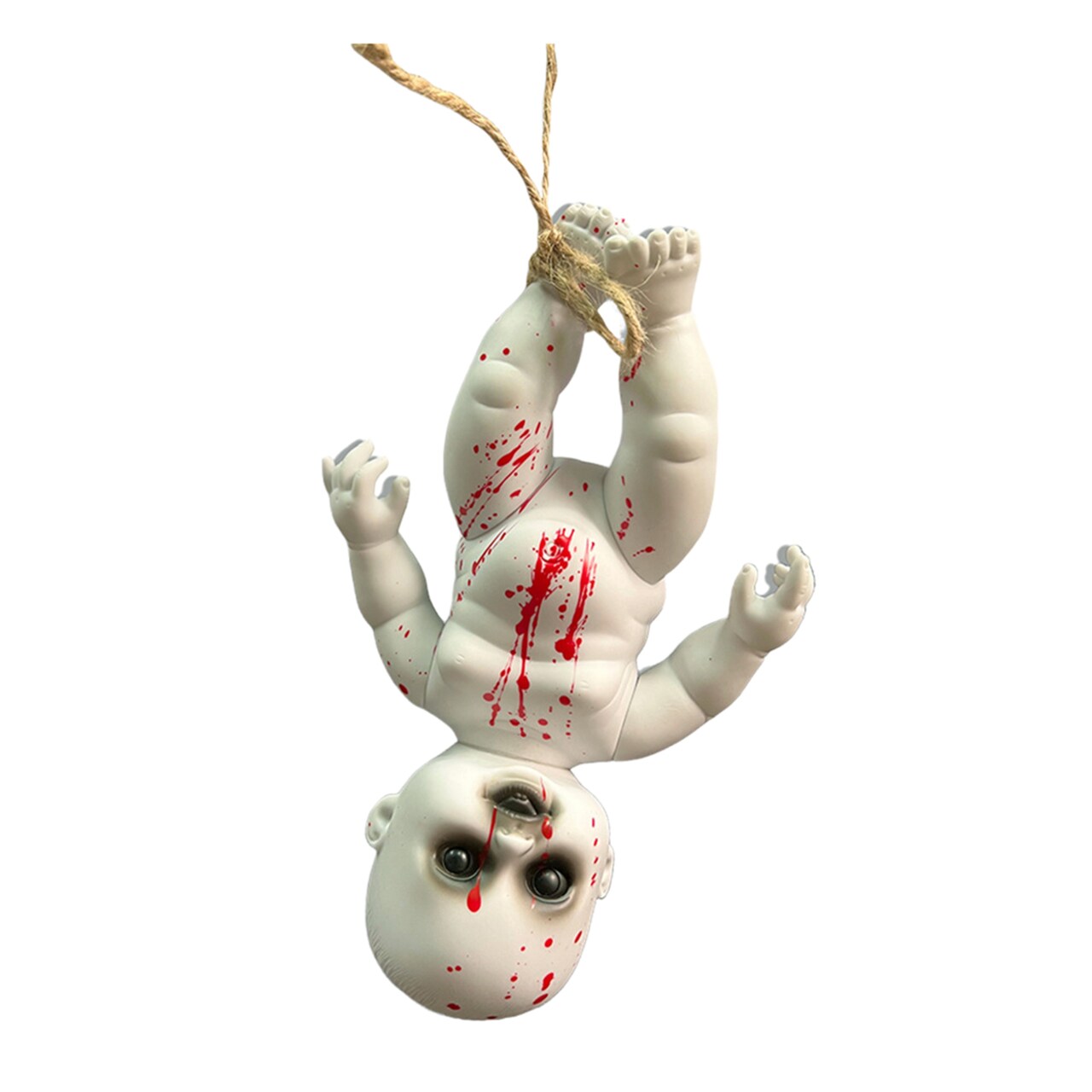 Halloween Creepy Doll Diy Scary Zombie Baby Dolls Haunted House Adornment Hanging Ornament Prop For Horror